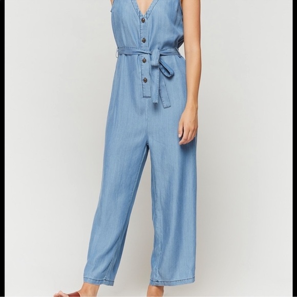 NWOT Velvet Heart Esperanza Olive Green Jumpsuit Size XS - Picture 8 of 8